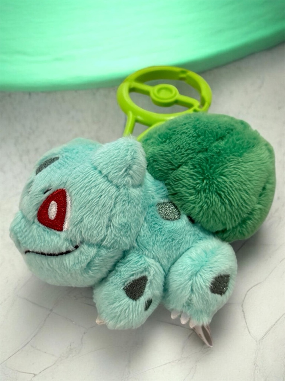 POKEMON CENTER STUFFED ANIMAL KEYCHAIN LIMITED EDITION BULBASAUR
